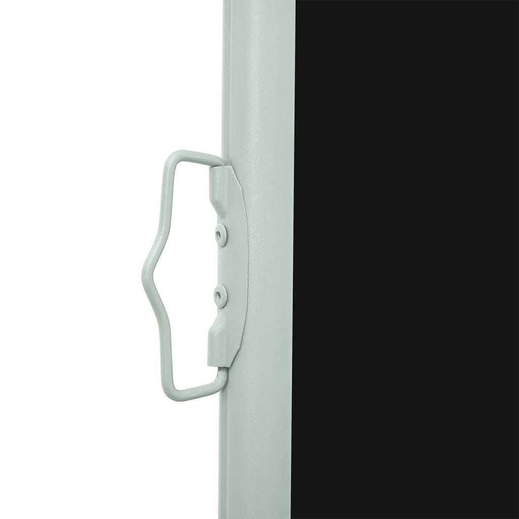 Vidaxl Toldo Lateral Retráctil Para Patio Negro 140x500 Cm_3