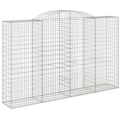 Cestas De Gaviones 2 Uds Forma De Arco Hierro 300x50x180/200 Cm_2