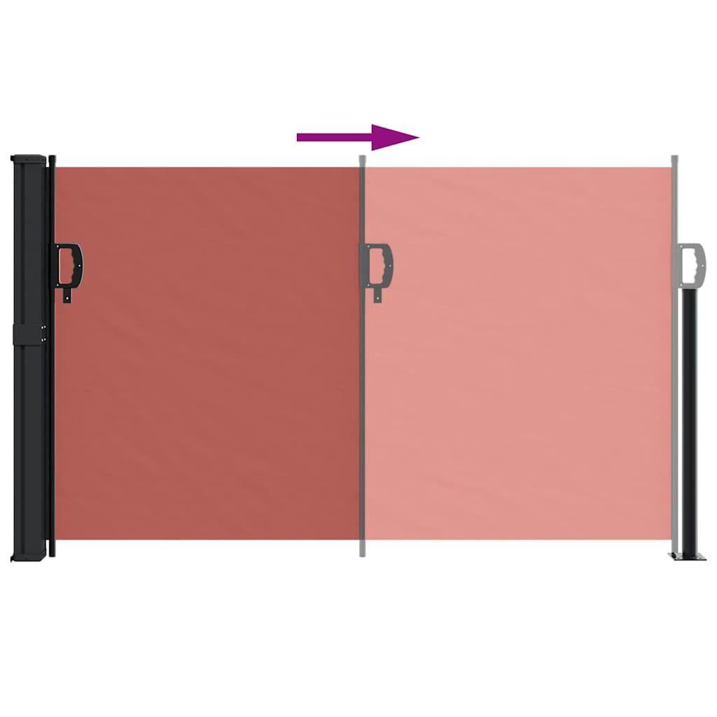 Vidaxl Toldo Lateral Retráctil Terracota 117x300 Cm_4