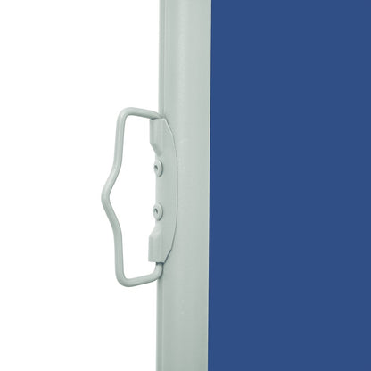 Vidaxl Toldo Lateral Retráctil Para Patio Azul 117x500 Cm_3