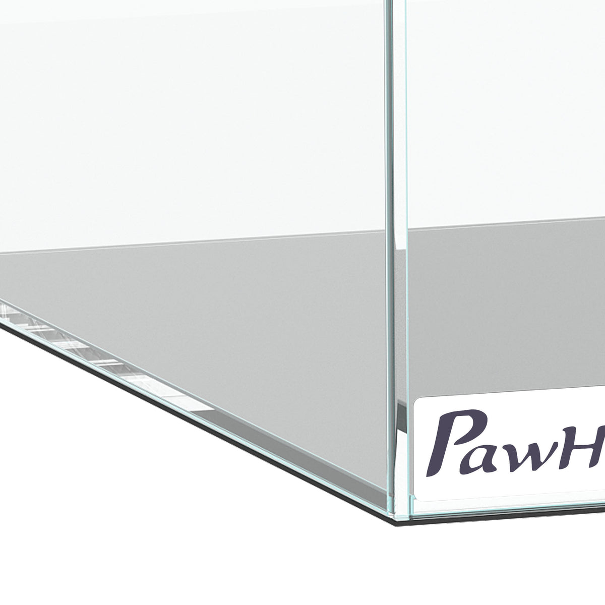 Pawhut Acuario De Pecera 51 L De Cristal Con Alfombrilla Protectora Transparente_4