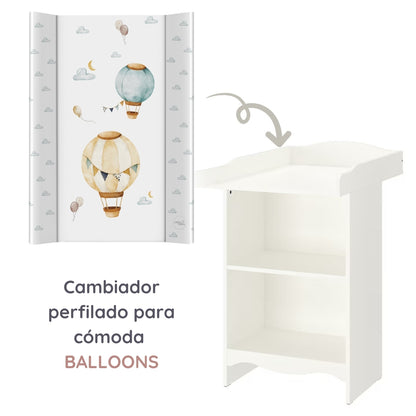 Cambiador Perfilado Para Cómoda Basic Balloons