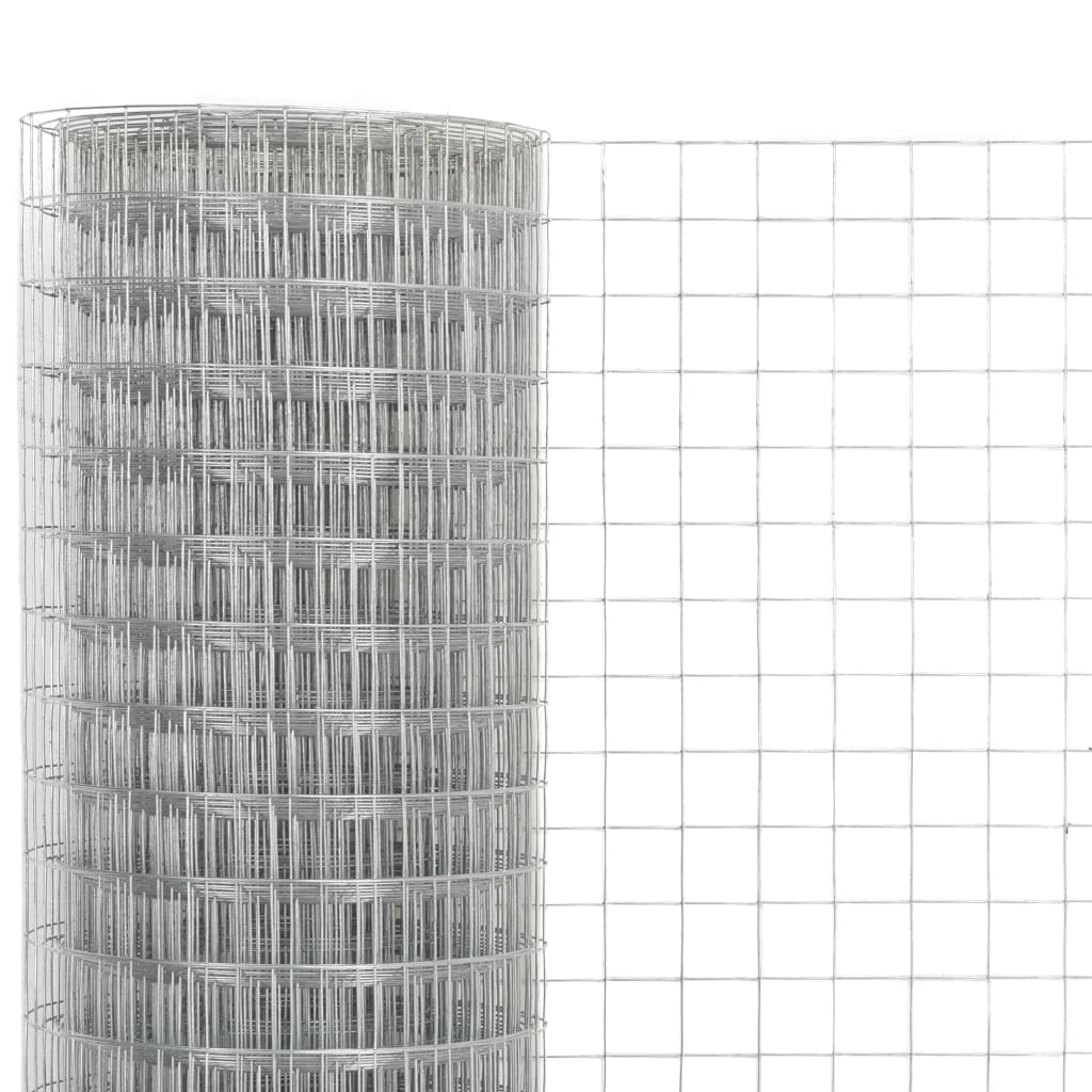 Alambrada De Gallinero Acero Galvanizado Plateada 10x1,5 M / Vetonek_2