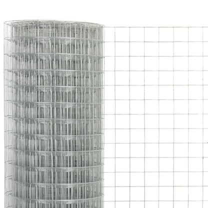 Alambrada De Gallinero Acero Galvanizado Plateada 10x1,5 M / Vetonek_2
