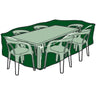 Funda rectangular cubre mesas y sillas de polietileno 225x 143x 90 cm