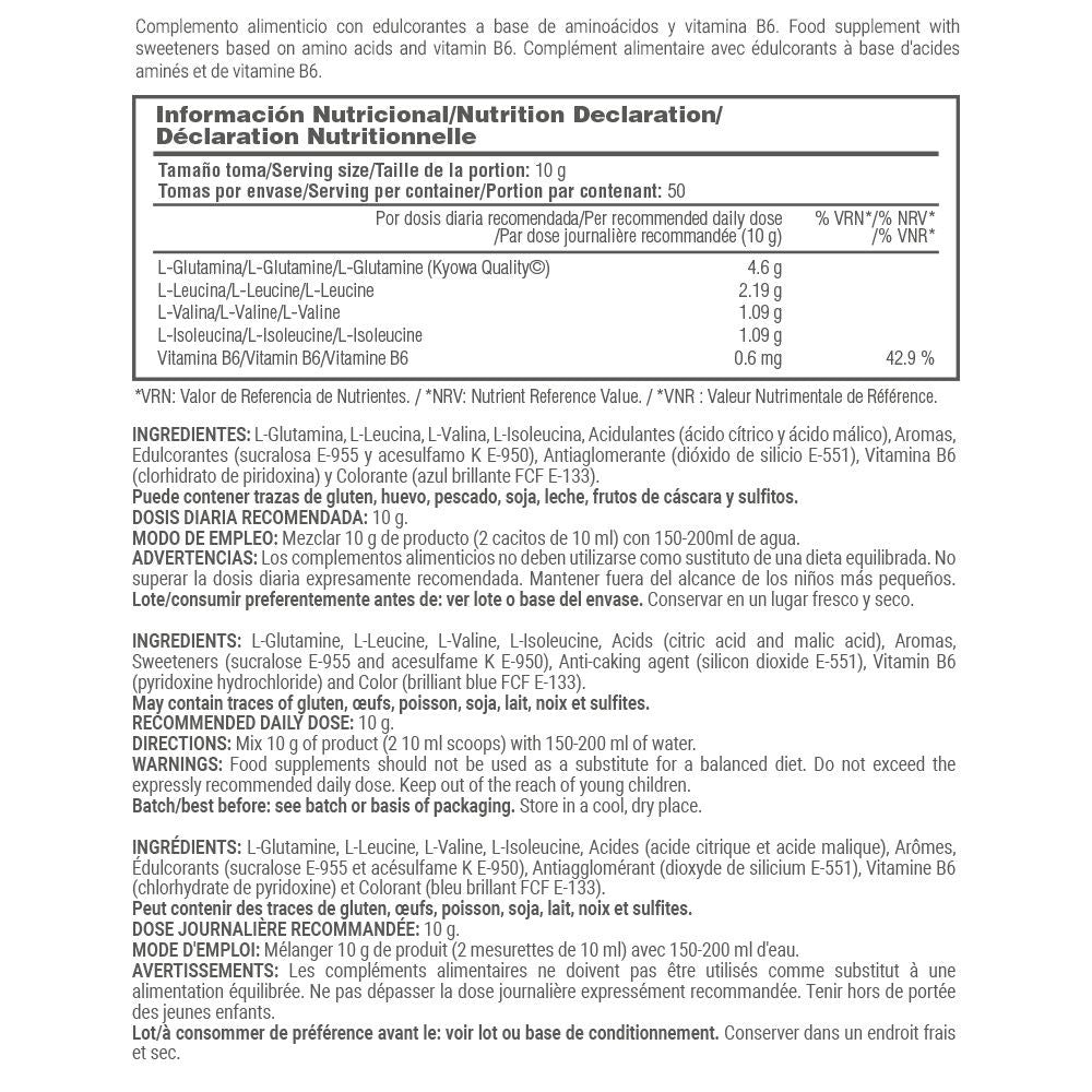 Bcaa + Glutamina Kyowa® - 500g - Blue Dragon - Mejora La Resistencia - Masmusculo_5