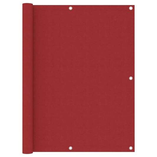 Vidaxl Toldo Para Balcón Tela Oxford Rojo 120x300 Cm_0