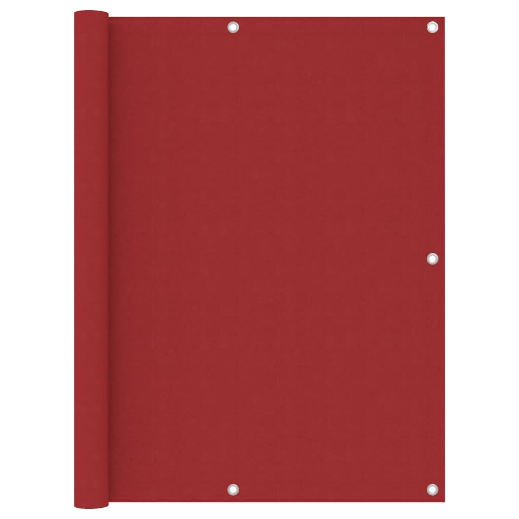 Vidaxl Toldo Para Balcón De Tela Oxford Rojo 120x600 Cm_0