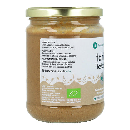 Tahin sésamo tostado ECO Planeta Huerto 350 g