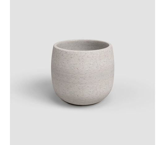 Artevasi Macetero Hemera Crema De Plástico Reciclado 20cm_0