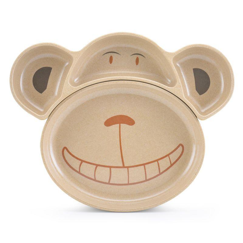 Plato infantil animales Husk's plato conejita (2 piezas)