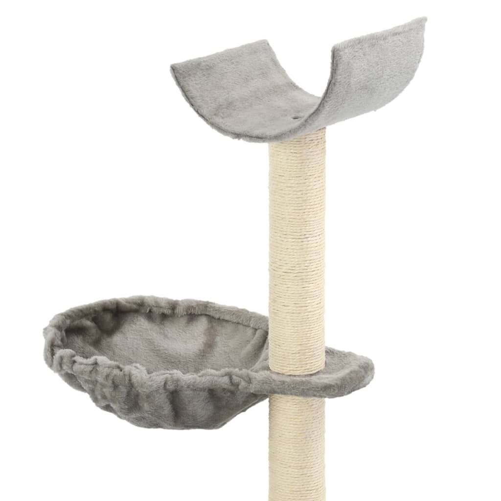 Vidaxl Rascador Para Gatos Con Poste De Sisal 105 Cm Gris_3