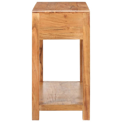 Mesa Consola Madera Maciza De Acacia Acabado Miel 110x40x76 Cm_2