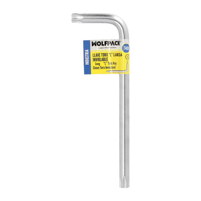 Llave Torx Inviolable Larga Acero Cromo Vanadio Profesional T40 Mm. Llave Estrella, Llave Allen Estrella_3