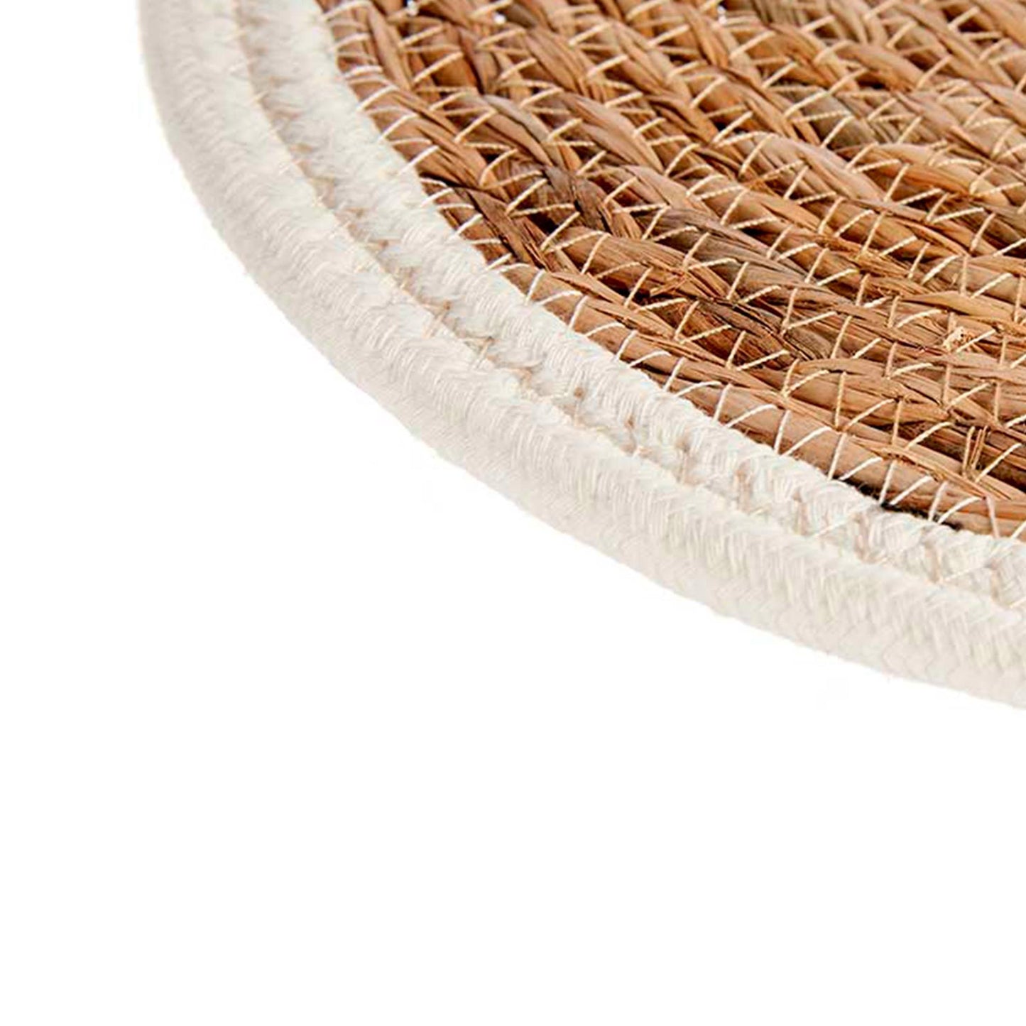 Tapete Natural Borde Blanco 30cm Colección Kinvara_3