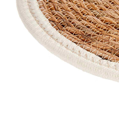 Tapete Natural Borde Blanco 30cm Colección Kinvara_3