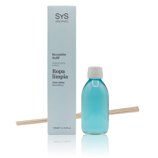 Recambio Mikado SYS Aromas 200 ml | Ropa Limpia Origins | Con Palos | Aroma Fresco y Limpio_0