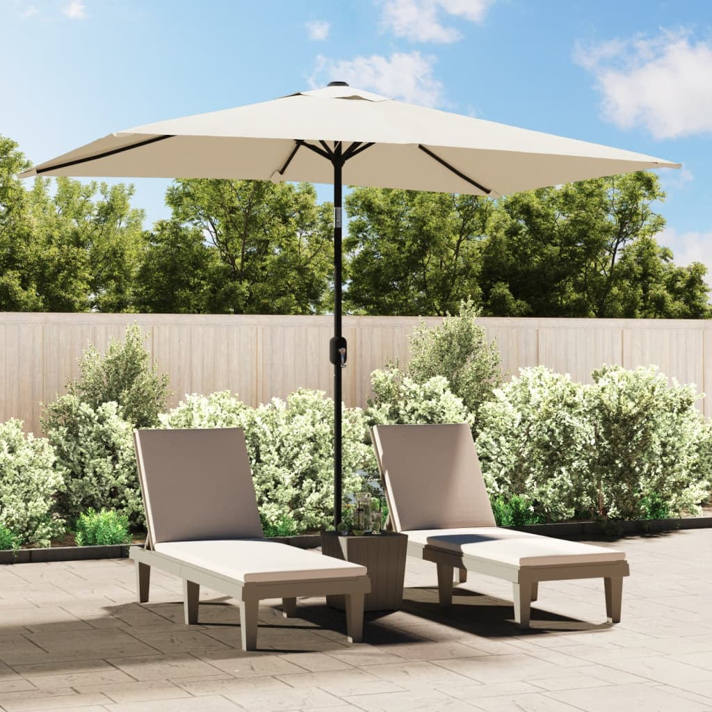 Vidaxl Sombrilla Rectangular Blanco Arena 200x300 Cm_1