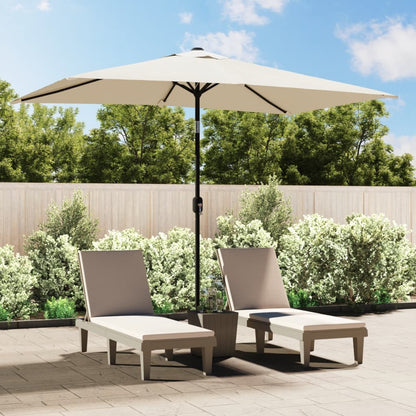 Vidaxl Sombrilla Rectangular Blanco Arena 200x300 Cm_1