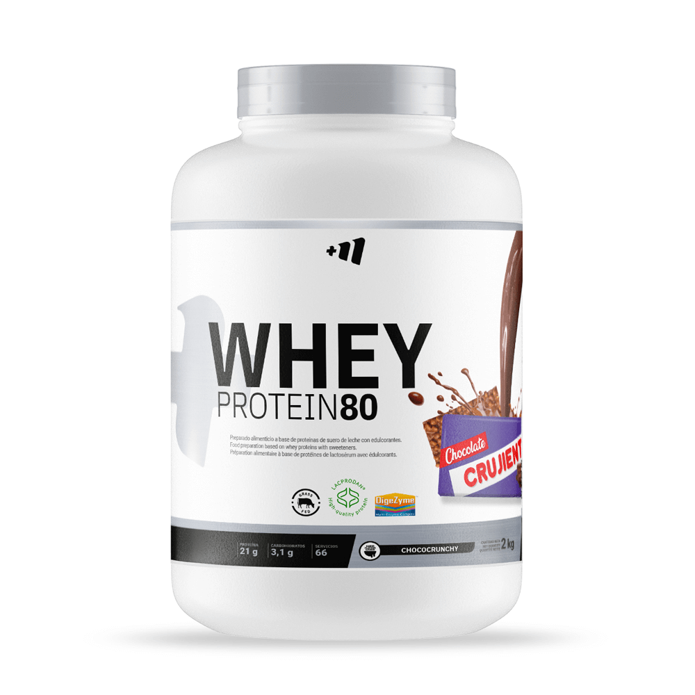 Whey Protein80 - 2 Kg - Chocolate Crujiente - Aumenta La Masa Muscular - Masmusculo_0