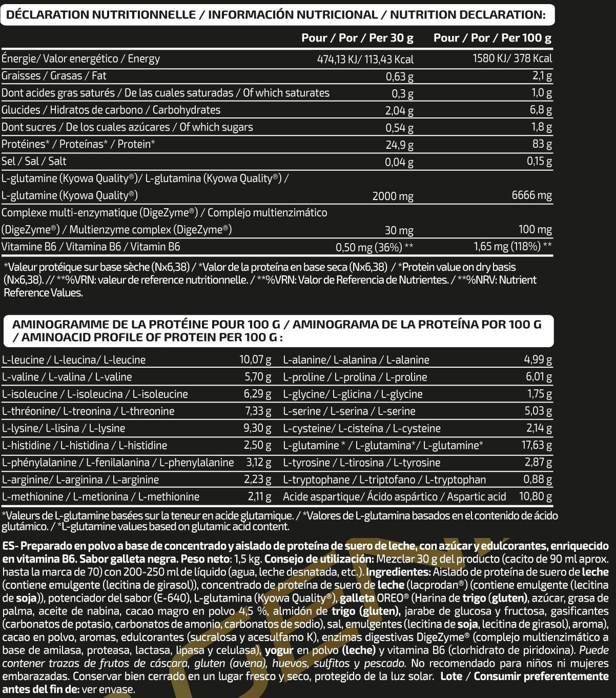 Iso Whey Sublime - 1.5kg - Black Cookies Cheesecake - Proteína De Aislado De Suero Isolate - Io.genix_5