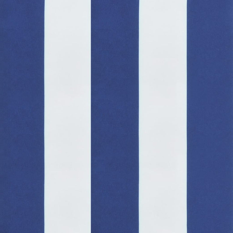Vidaxl Cojín Para Banco Jardín Tela A Rayas Azul Y Blanco 200x50x7 Cm_5