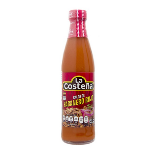 Salsa de habanero rojo La costeña 145ml