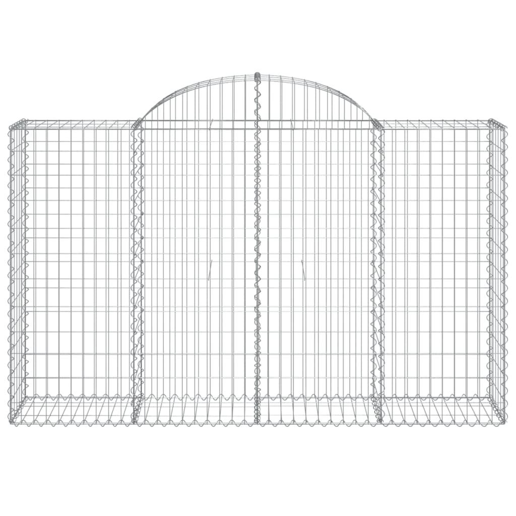 Cestas Gaviones 30 Uds Forma De Arco Hierro 200x50x120/140 Cm_3