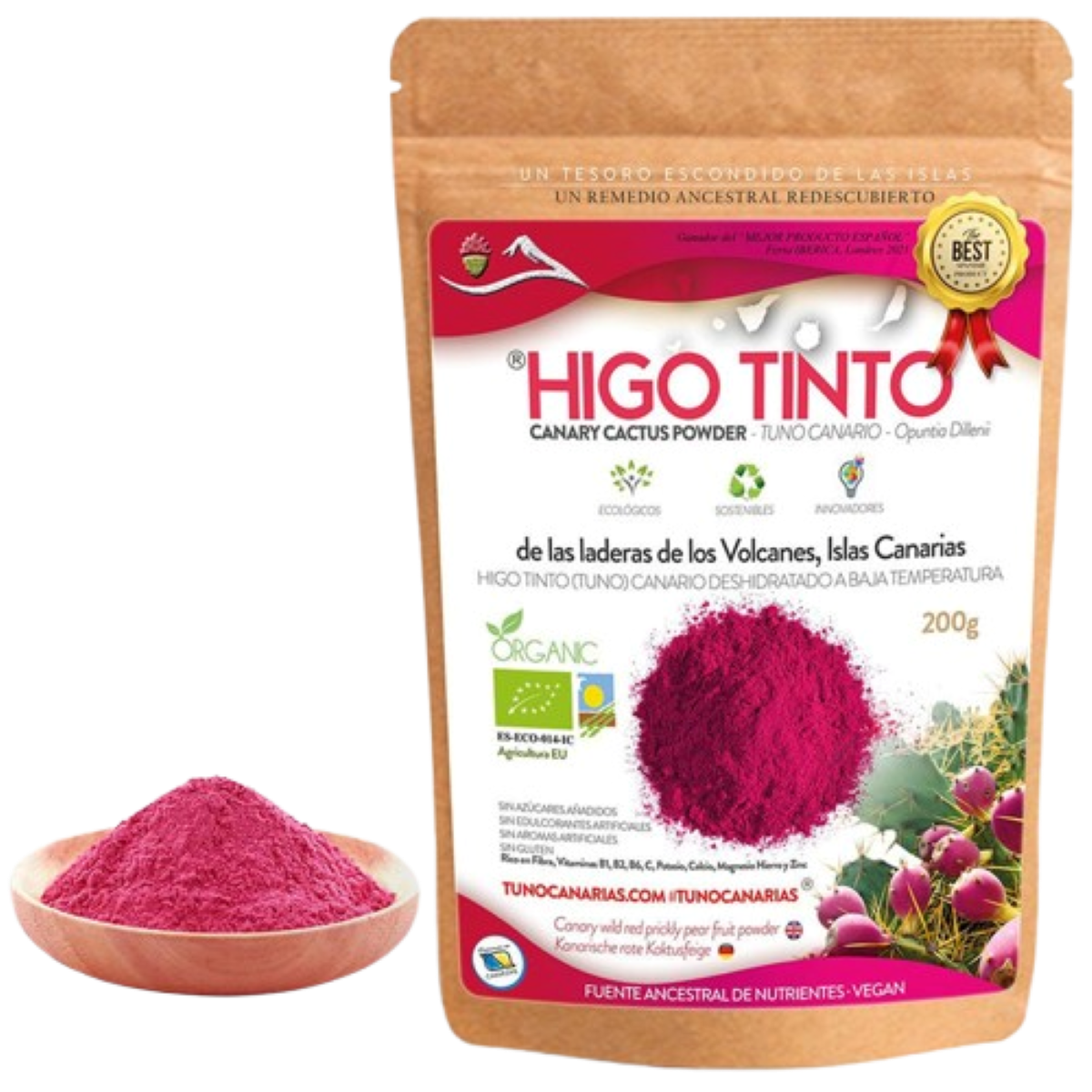Polvo Puro De Higo Tinto (200 gramos) - Superalimento antioxidante_0