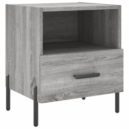 Mesitas Noche 2 Uds Madera Ingeniería Gris Sonoma 40x35x47,5 Cm_4