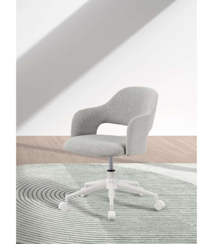 Silla Despacho Giratoria Elevable Acabado Gris, 58m(ancho) 71/81cm(altura) 58cm(fondo)_5