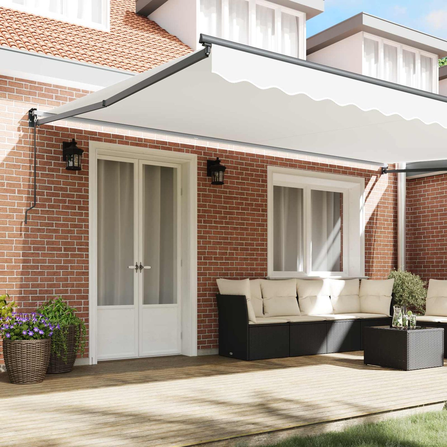 Toldo Retráctil Blanco 500 X 300 X 165 Cm_2