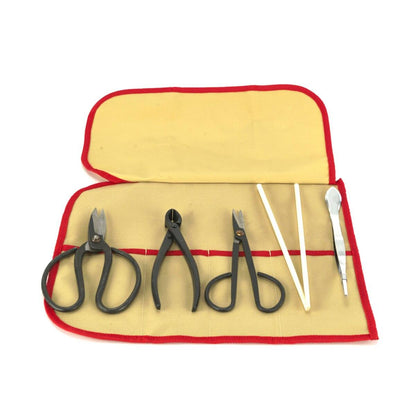 Estuche 5 Herramientas Básicas para Bonsái