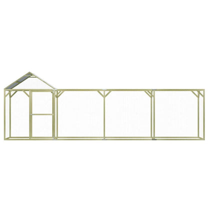 Vidaxl Gallinero De Madera De Pino Impregnada 6x1,5x2 M_1