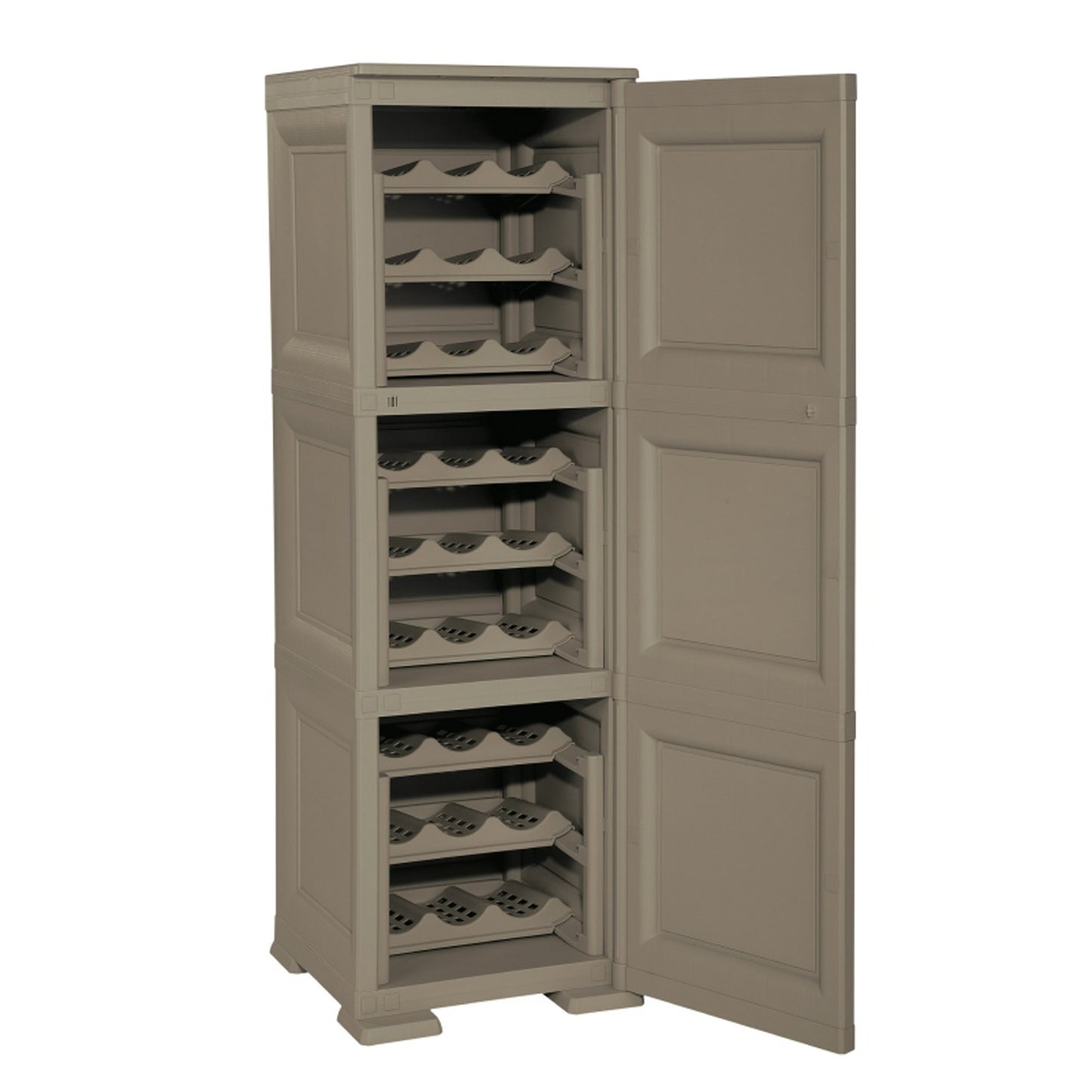 Mueble Omnimodus Portabotellas Para 27 Botellas Modelo Wengé_3