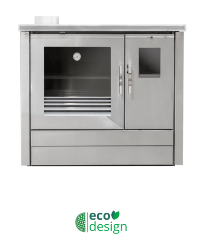 Cocina Tradicional De Leña Modelo Me16 Inox Pv_0