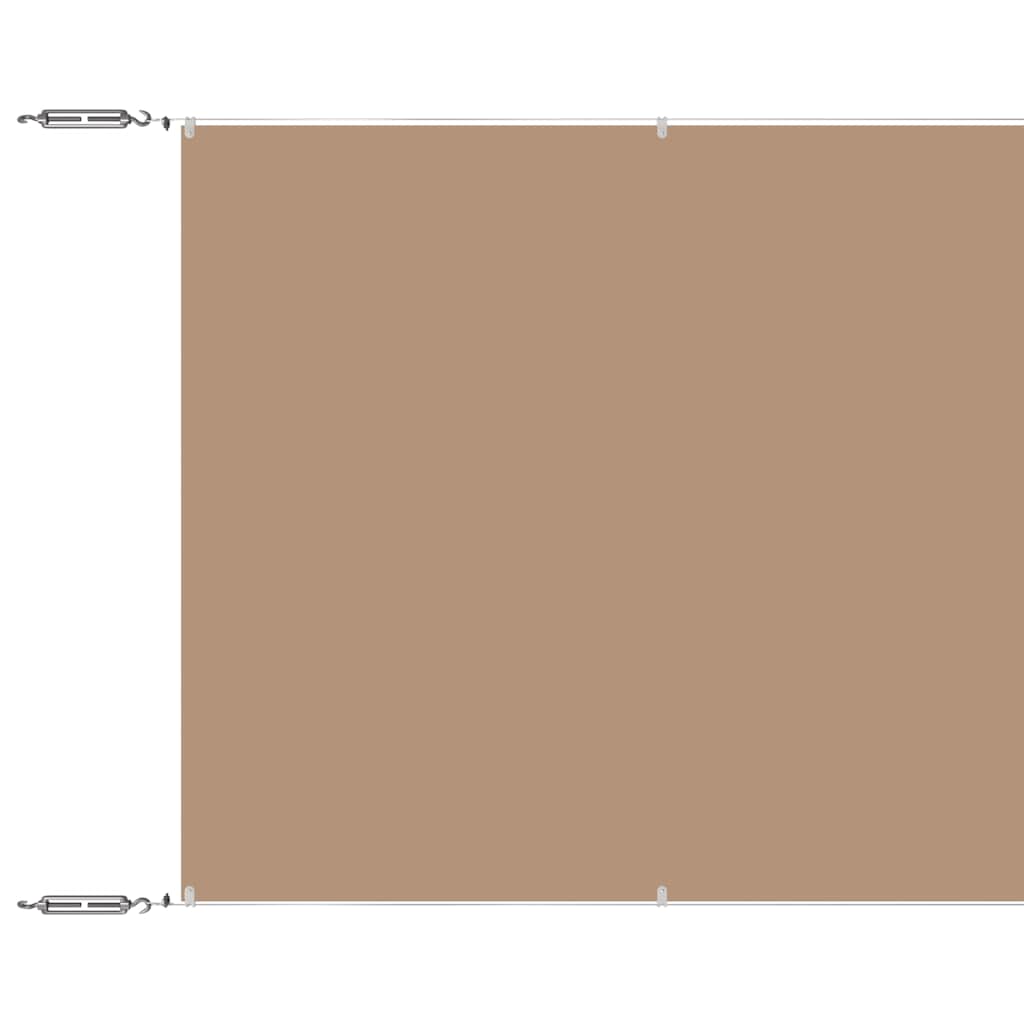 Toldo Vertical Tela Oxford Gris Taupe 100x800 Cm_0