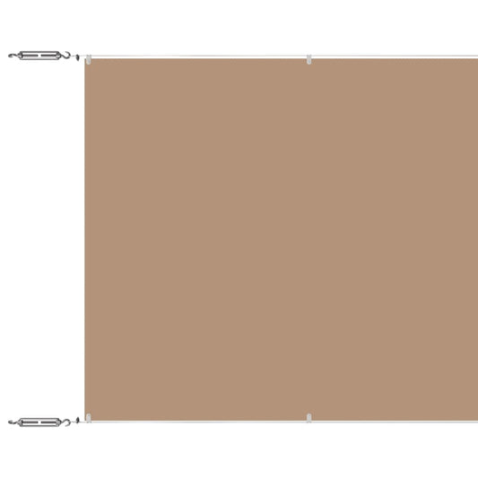 Toldo Vertical Tela Oxford Gris Taupe 100x800 Cm_0