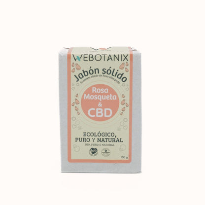 WeBotanix Jabón sólido CBD Bio 100 g CBD y Aloe Vera