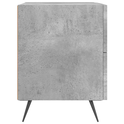Mesita De Noche Madera Ingeniería Gris Hormigón 40x35x47,5 Cm_3