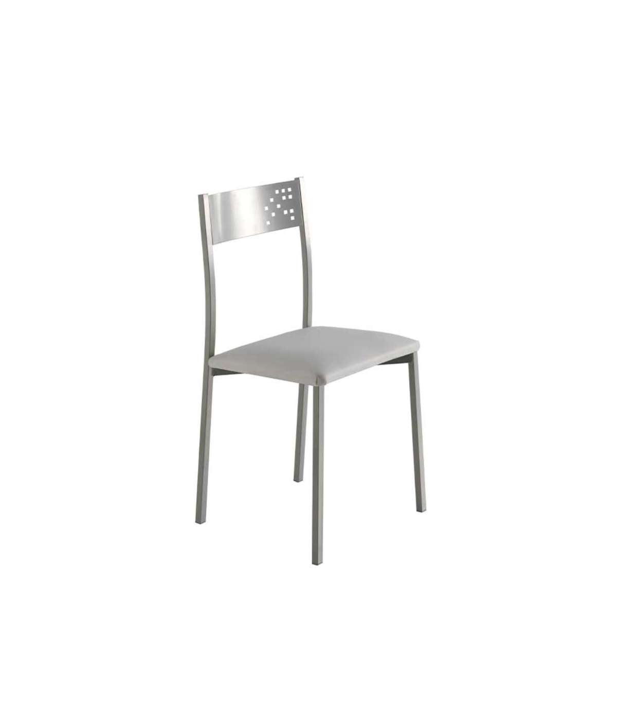 Pack De 4 Sillas Rocío Tapizado En Polipiel Blanco, 41 X 47 X 86 Cm (largo X Ancho X Alto_0