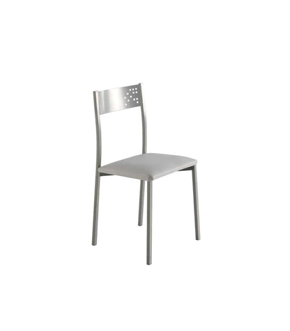 Pack De 4 Sillas Rocío Tapizado En Polipiel Blanco, 41 X 47 X 86 Cm (largo X Ancho X Alto_0