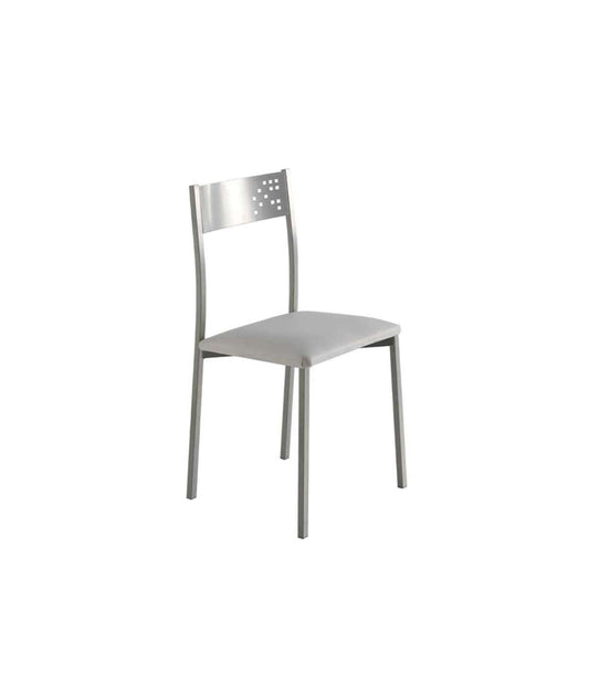 Pack De 4 Sillas Rocío Tapizado En Polipiel Blanco, 41 X 47 X 86 Cm (largo X Ancho X Alto_0