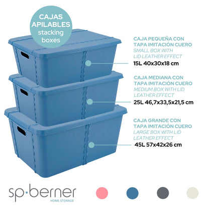 Life Story Caja Almacenaje Con Tapa Small 15l Violet_2