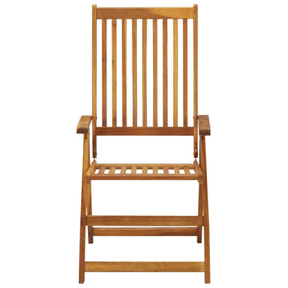 Vidaxl Sillas De Jardín Plegables Y Cojines 8 Uds Madera Maciza Acacia_3