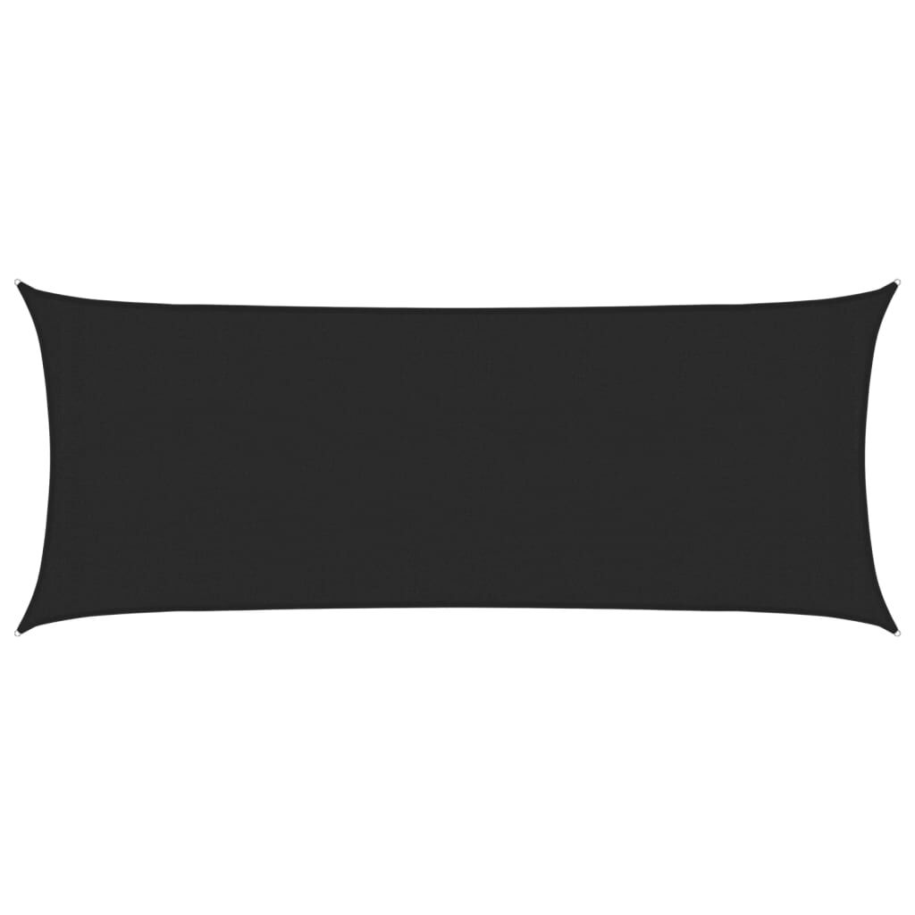 Vidaxl Toldo De Vela Negro Hdpe 160 G/m² 2x4,5 M_0