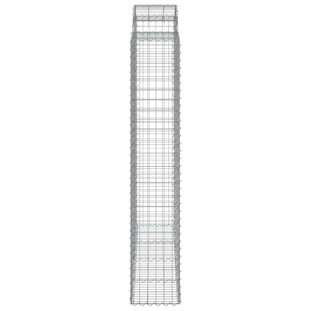 Cestas De Gaviones 20 Uds Forma De Arco Hierro 200x50x220/240cm_4