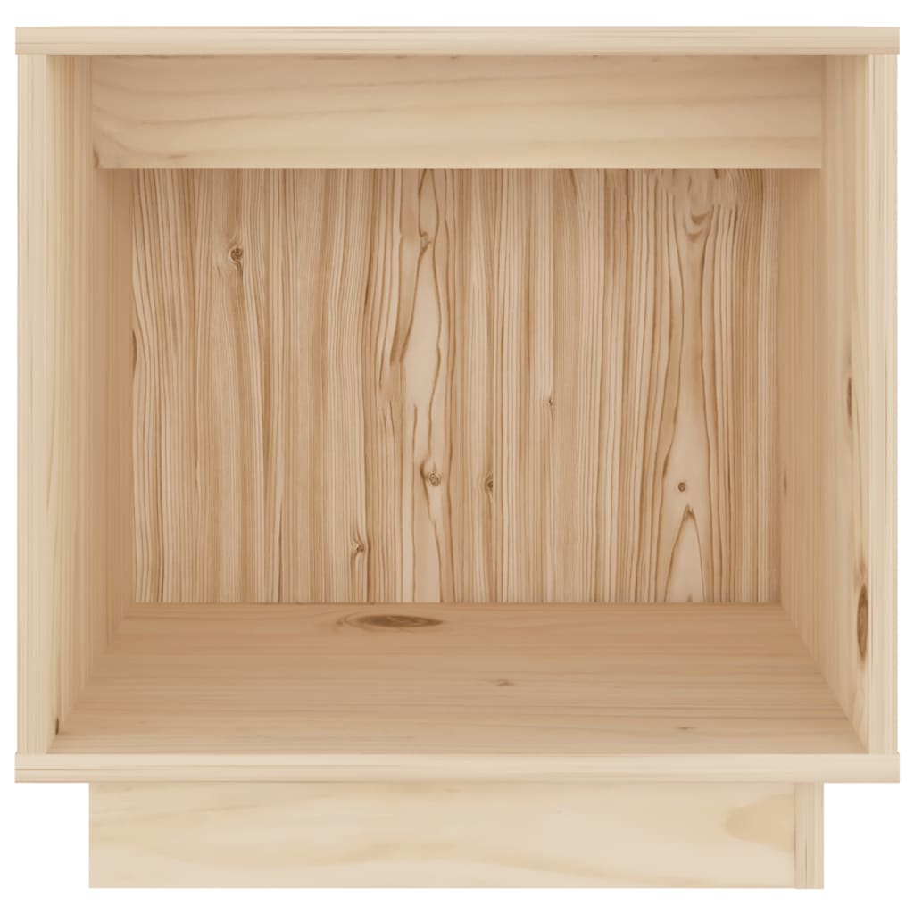 Mesitas De Noche 2 Uds Madera Maciza De Pino 40x30x40 Cm_3