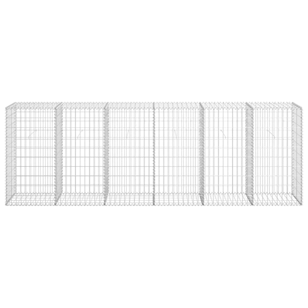Muro De Gaviones Con Cubiertas Acero Galvanizado 300x50x100 Cm / Vetonek_1