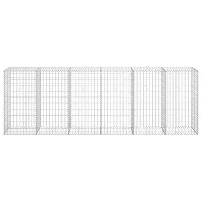 Muro De Gaviones Con Cubiertas Acero Galvanizado 300x50x100 Cm / Vetonek_1